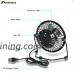 Drograce 4 Inch Mini USB Fan  Office Table Desk Personal USB Powered Fans Durable Metal Design 360 Degree Rotate Quiet Small Air Cooler Fan (Black) - B071SDN5WY